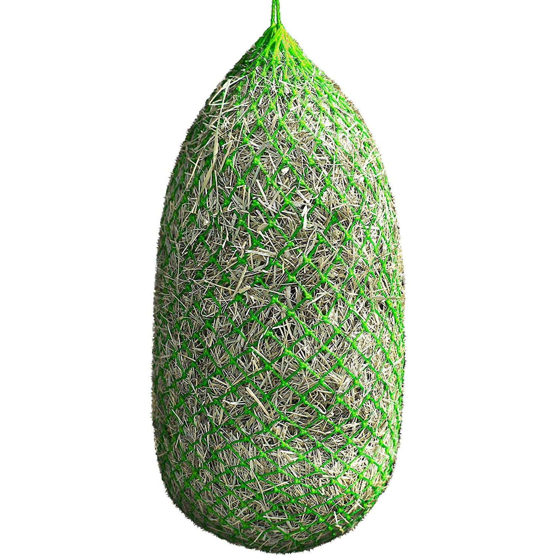 Derby Originals Premium Poly Superior Slow Feed Horse Hay Net, Large, Green Apple