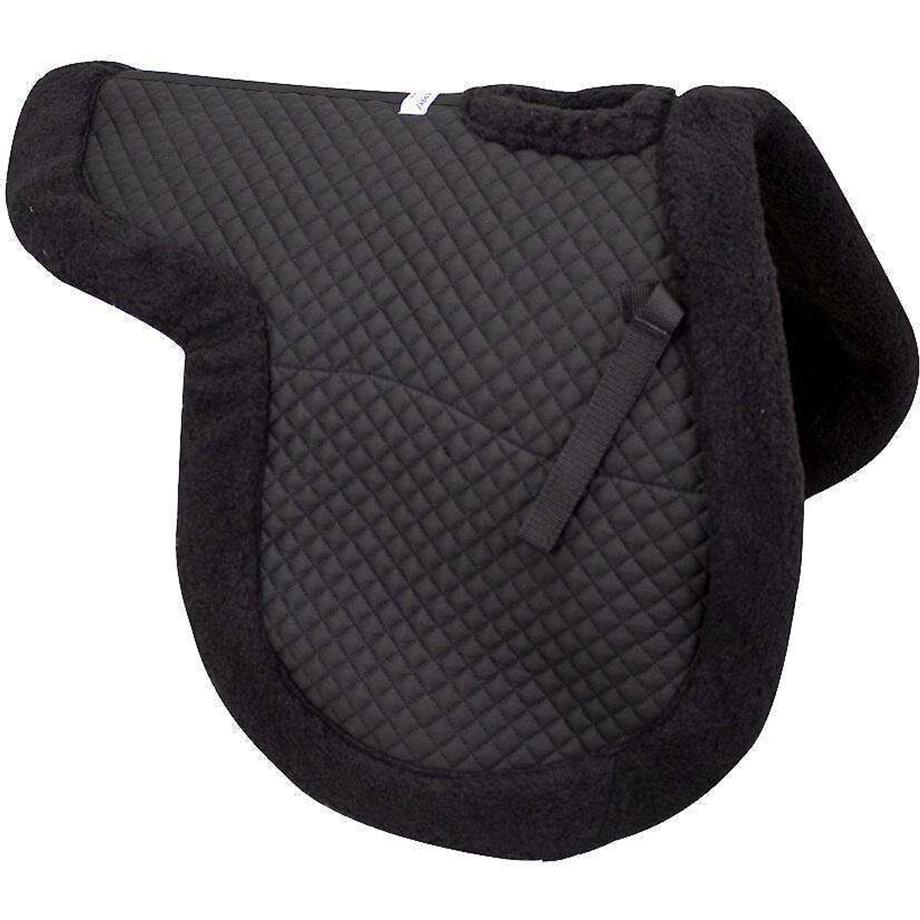 Derby Originals Shaped Wither Relief Dressage English Saddle Pad, Black