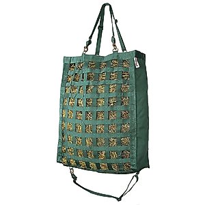 Derby Originals Super-Tough Bottom Supreme Slow Feed Horse Hay Bag, Hunter Green