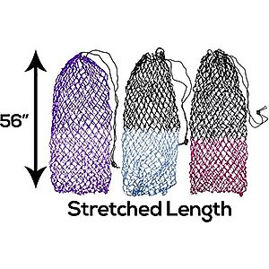Derby Originals Superior Slow Eater Soft Mesh Horse Hay Net, Silver/Black