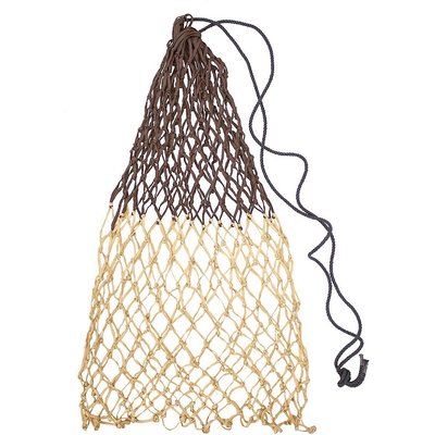 Derby Originals Derby Originals Superior Slow Feed Soft Mesh Poly Rope Hanging Horse Hay Net, Brown/Khaki