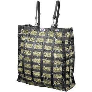 Derby Originals Supreme Patented Four-Sided Slow Feed Horse Hay Bag, Black