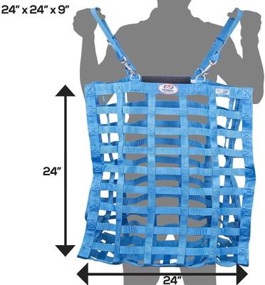 Show full view: Derby Originals Supreme Patented Four-Sided Slow Feed Horse Hay Bag, Black slide 4 of 4