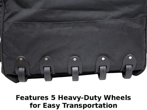 Show full view: Derby Originals Waterproof Heavy-Duty Rolling Horse Hay Bale Bag, Black slide 3 of 5