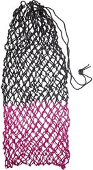 Derby Originals X-Large Cozi Net Slow Feed Soft Mesh Poly Rope Hanging Horse Hay Net, Magenta/Black