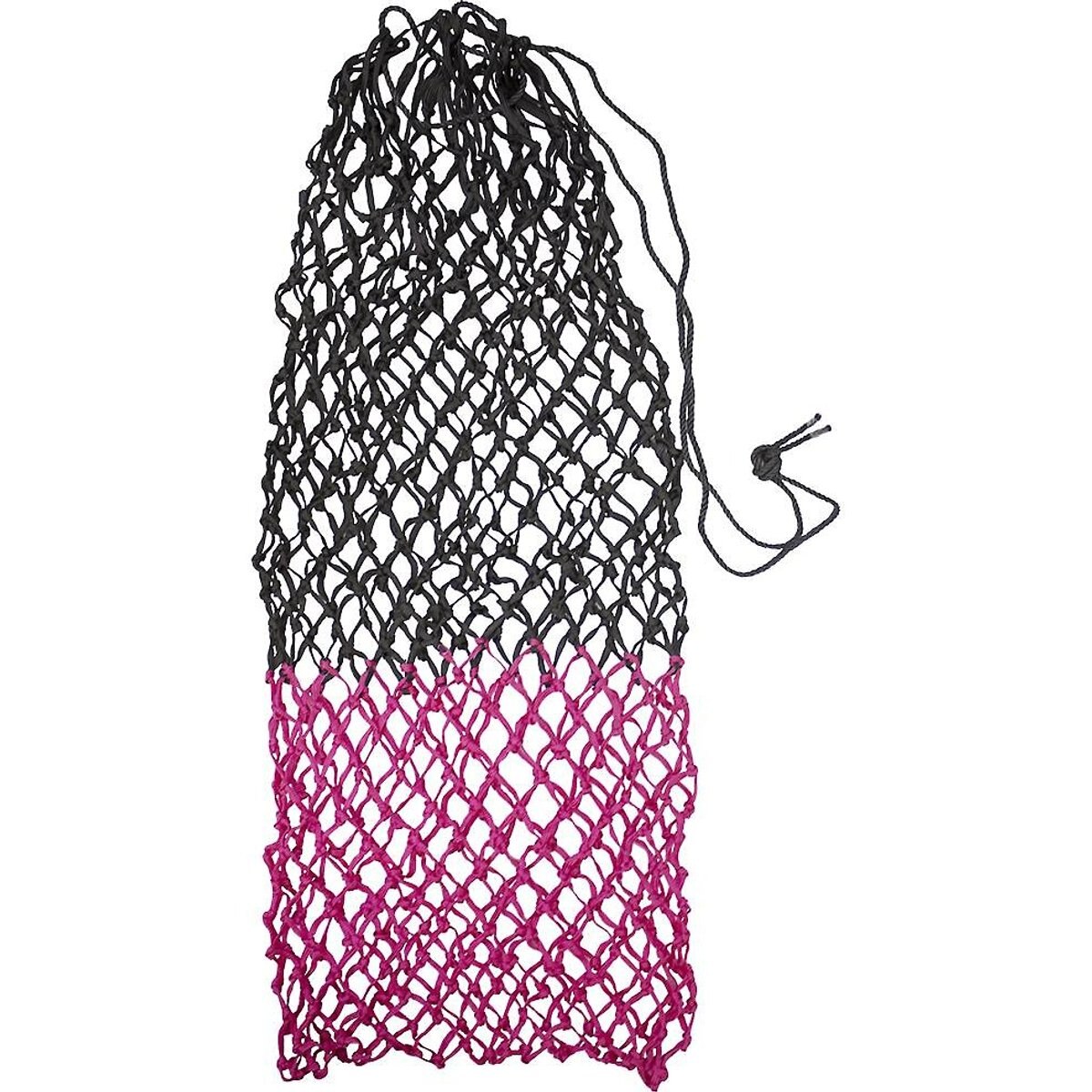 Derby Originals X-Large Cozi Net Slow Feed Soft Mesh Poly Rope Hanging Horse Hay Net, Magenta/Black