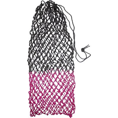 Derby Originals Derby Originals X-Large Cozi Net Slow Feed Soft Mesh Poly Rope Hanging Horse Hay Net, Magenta/Black