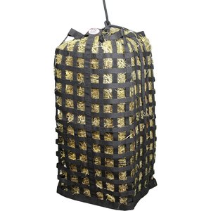 Derby Originals X-Large Go-Around Patented Four-Sided Slow Feed Horse Hay Bale Bag, Black