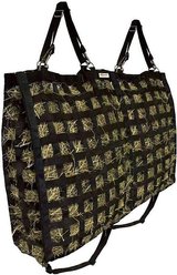 Derby Originals X-Large Super-Tough Patented Four-Sided Slow Feed Horse Hay Bag, Black