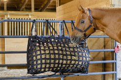 Derby Originals X-Large Super-Tough Patented Four-Sided Slow Feed Horse Hay Bag, Black slide 2 of 3