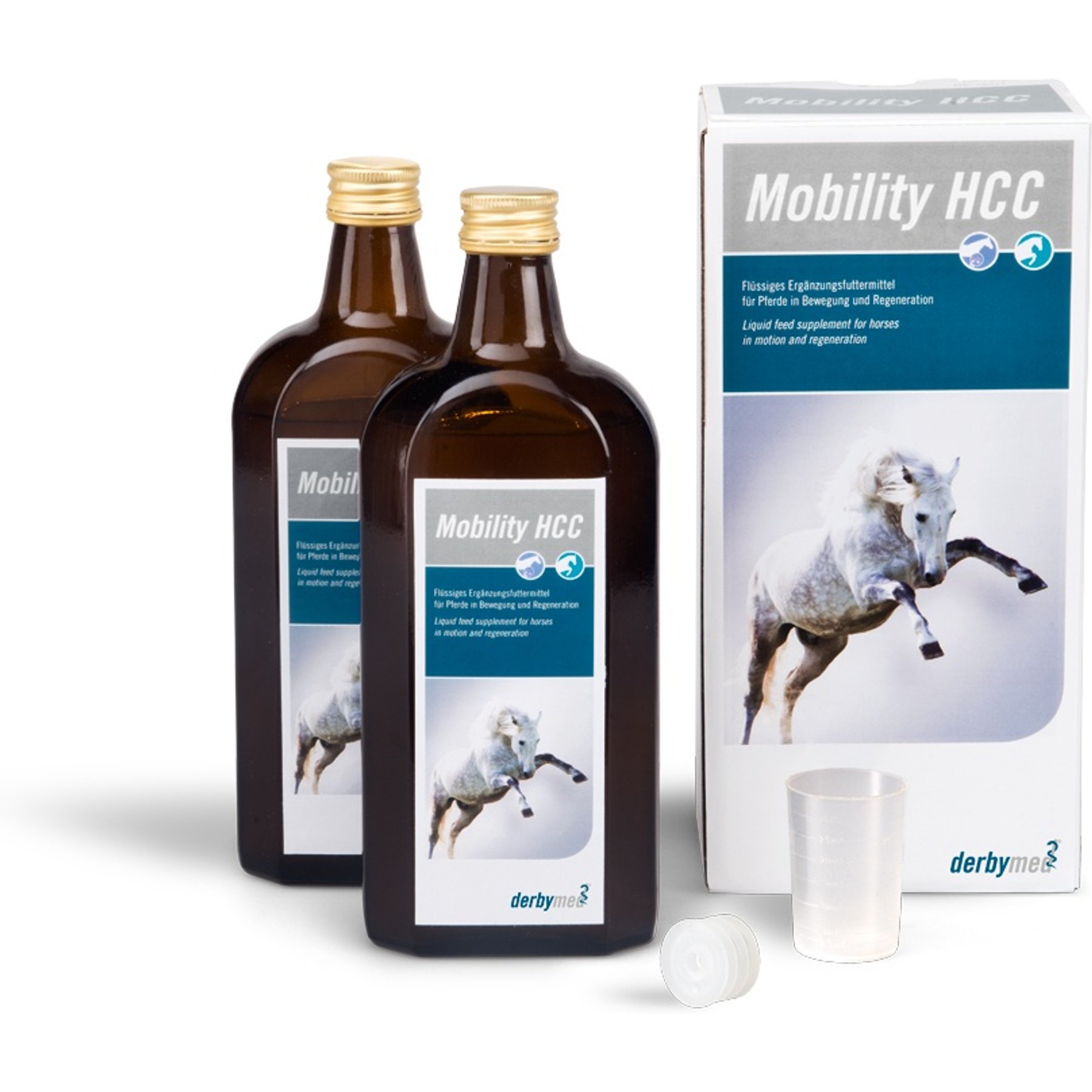 derbymed Mobility HCC Horse Supplement, 500-mL bottle, case of 2