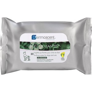 Dermoscent Pyoclean Dog Wipes, 20 count