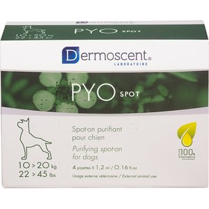 Dermoscent Pyospot Spot-On for Medium Dogs, 22-45 pounds, 4 count