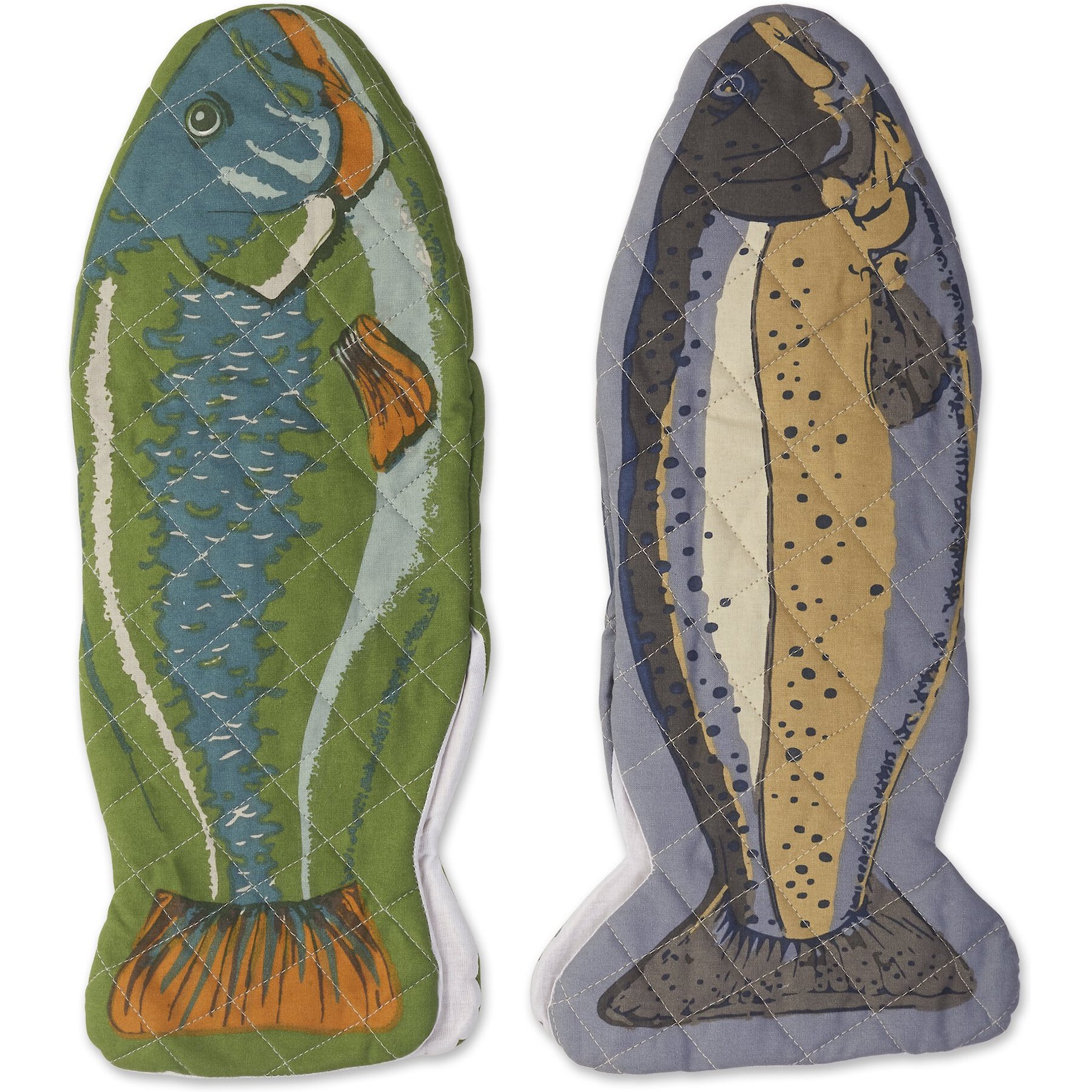 Design Imports Fish Oven Mitt Set, 2 count