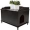Show in main carousel: Designer Pet Products Catbox Enclosure Litter Box, Black slide 5 of 8
