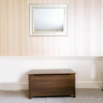 Show full view: Designer Pet Products Parker Designer Wood Catbox Furniture Litter Box Enclosure, 36-in, Light Brown slide 6 of 11