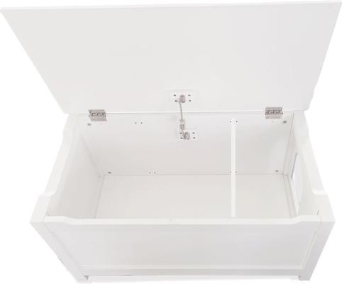 Show full view: Designer Pet Products Parker Designer Wood Catbox Furniture Litter Box Enclosure, 36-in, White slide 3 of 8