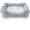 Show in main carousel: Details Microsuede Plush Cuddler Bolster Dog Bed, Sage slide 7 of 9