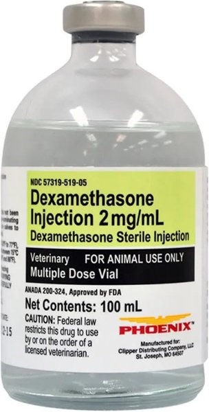 Dexamethasone (Generic) Injectable Solution, 2 mg/mL, 100-mL