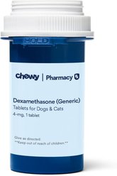 Dexamethasone (Generic) Tablets for Dogs & Cats, 4-mg, 90 tablets