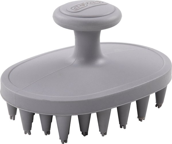 Show full view: Dexas Popware for Pets BrushBuster Dog Brush, Light Gray slide 1 of 3