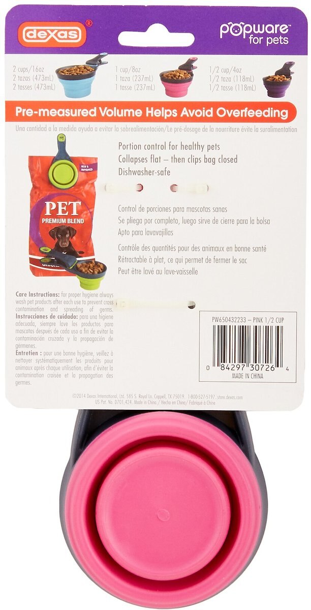 Dexas Popware for Pets Flexible Suction Lid