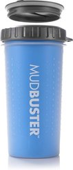 Dexas Popware for Pets Dexas Lidded MudBuster Portable Dog Paw Cleaner, Pro Blue, Large