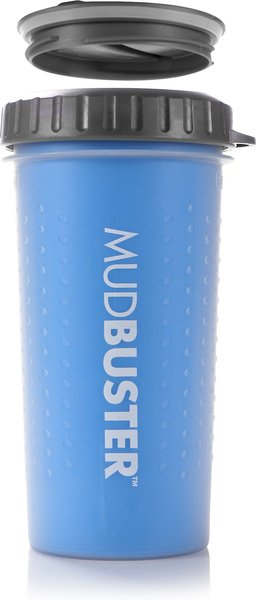 Show full view: Dexas Popware for Pets Dexas Lidded MudBuster Portable Dog Paw Cleaner, Pro Blue, Large slide 1 of 2
