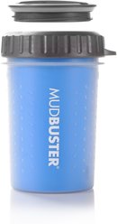Dexas Popware for Pets Dexas Lidded MudBuster Portable Dog Paw Cleaner, Pro Blue, Medium