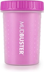 Dexas Popware for Pets Dexas MudBuster Portable Dog Paw Cleaner, Fuchsia, Medium
