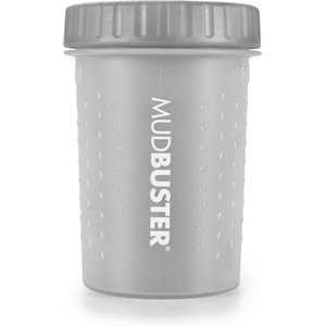 Dexas Popware for Pets Dexas MudBuster Portable Dog Paw Cleaner, Light Gray, Medium