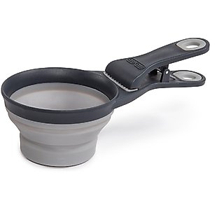 Dexas Popware for Pets Polypropylene Collapsible KlipScoop Dog Food Scoop