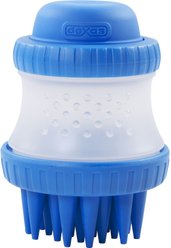 Dexas Popware for Pets ScrubBuster Dog Brush, Pro Blue
