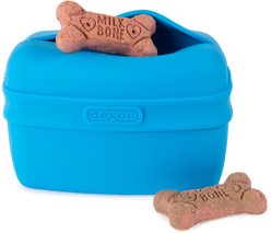 Dexas Popware for Pets Silicone Pooch Pouch Dog Treat Holder, Pro Blue