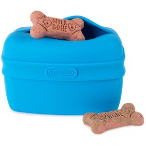 Dexas Popware for Pets Silicone Pooch Pouch Dog Treat Holder, Pro Blue