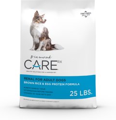 Diamond Care RX Renal Formula Adult Dry Dog Food, 25-lb bag