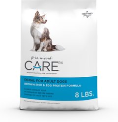 Diamond Care RX Renal Formula Adult Dry Dog Food, 8-lb bag