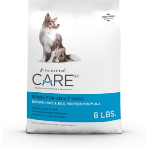Diamond Care RX Renal Formula Adult Dry Dog Food, 8-lb bag
