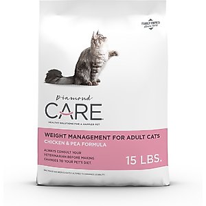 Diamond Care Weight Management Formula Adult Grain-Free Dry Cat Food, 15-lb bag