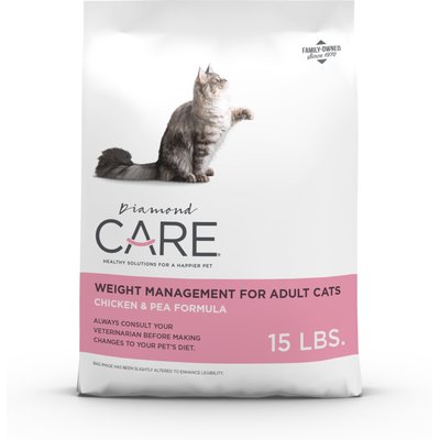 Diamond Diamond Care Weight Management Formula Adult Grain-Free Dry Cat Food, 15-lb bag