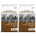 Diamond Naturals Active Chicken Meal & Rice Formula Dry Cat Food, 32-lb bundle