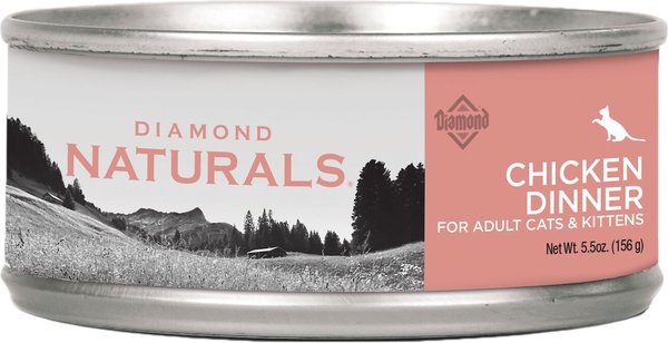 Diamond Naturals Chicken Dinner Adult & Kitten Formula Canned Cat Food Diamond Naturals Chicken Dinner Adult & Kitten Formula Canned Cat Food