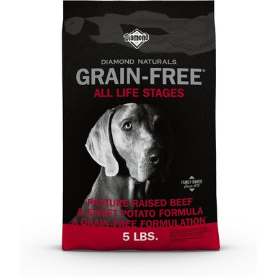 Diamond Diamond Naturals Beef & Sweet Potato Dry Dog Food, 5-lb bag
