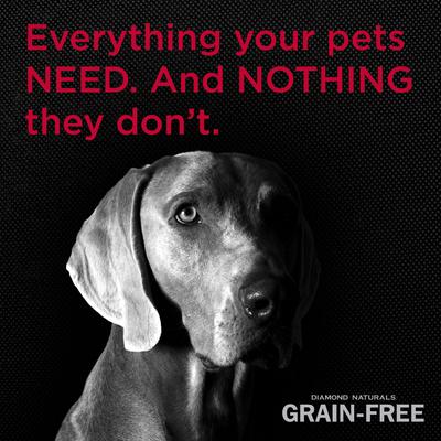 Show full view: Diamond Naturals Grain-Free Chicken & Sweet Potato Formula Dry Dog Food, 28-lb bag slide 6 of 7