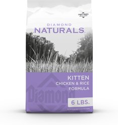 Diamond Naturals Kitten Formula Dry Cat Food, 6-lb bag slide 1 of 6