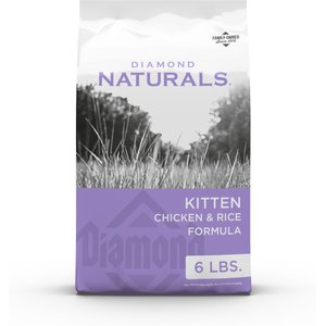 Diamond Naturals Kitten Formula Dry Cat Food, 6-lb bag