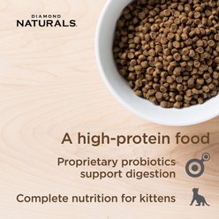 Diamond Naturals Kitten Formula Dry Cat Food, 6-lb bag slide 2 of 6
