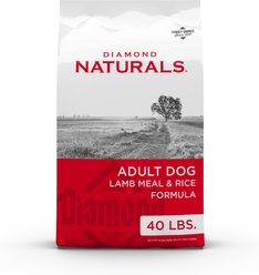 Diamond Naturals Lamb Meal & Rice Formula Adult Dry Dog Food, 40-lb bag
