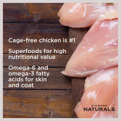 Show full view: Diamond Naturals Large Breed Adult Chicken & Rice Formula Dry Dog Food, 80-lb bundle slide 6 of 10