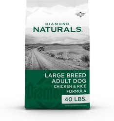 Diamond Naturals Large Breed Adult Chicken & Rice Formula Dry Dog Food, 40-lb bag